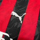 Camisa do Milan Titular 2025 Vermelha+preta